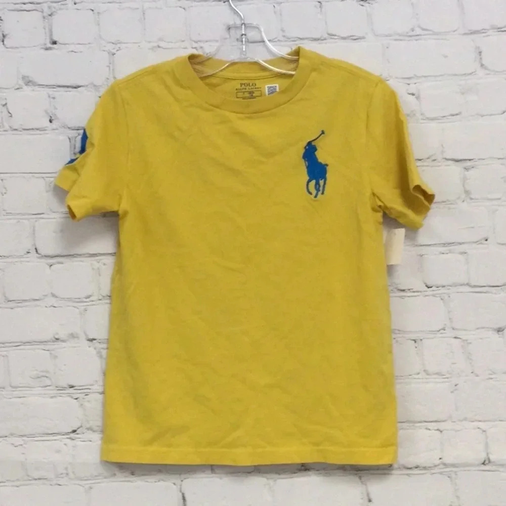 Polo Ralph Lauren Yellow Short Sleeve Top size 7